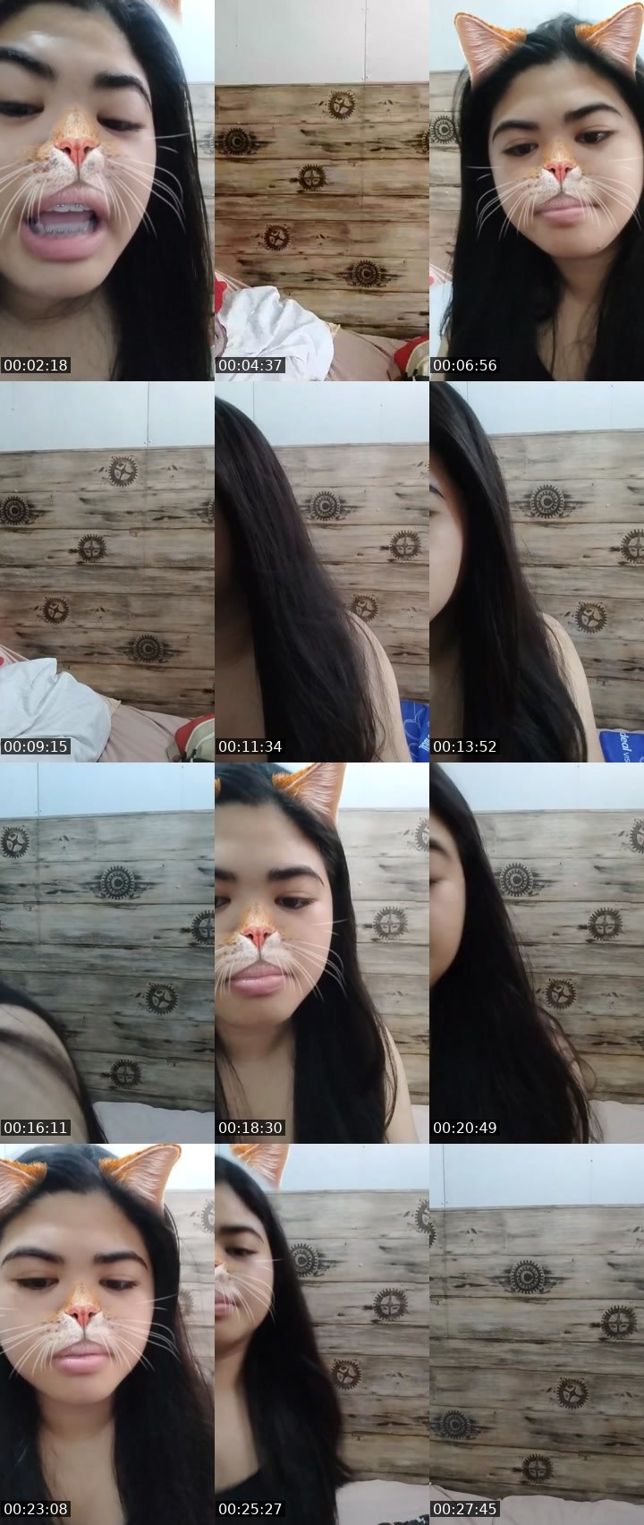 Contact-sheet preview of 👸Ishi 🌌🍓's Liveme recording