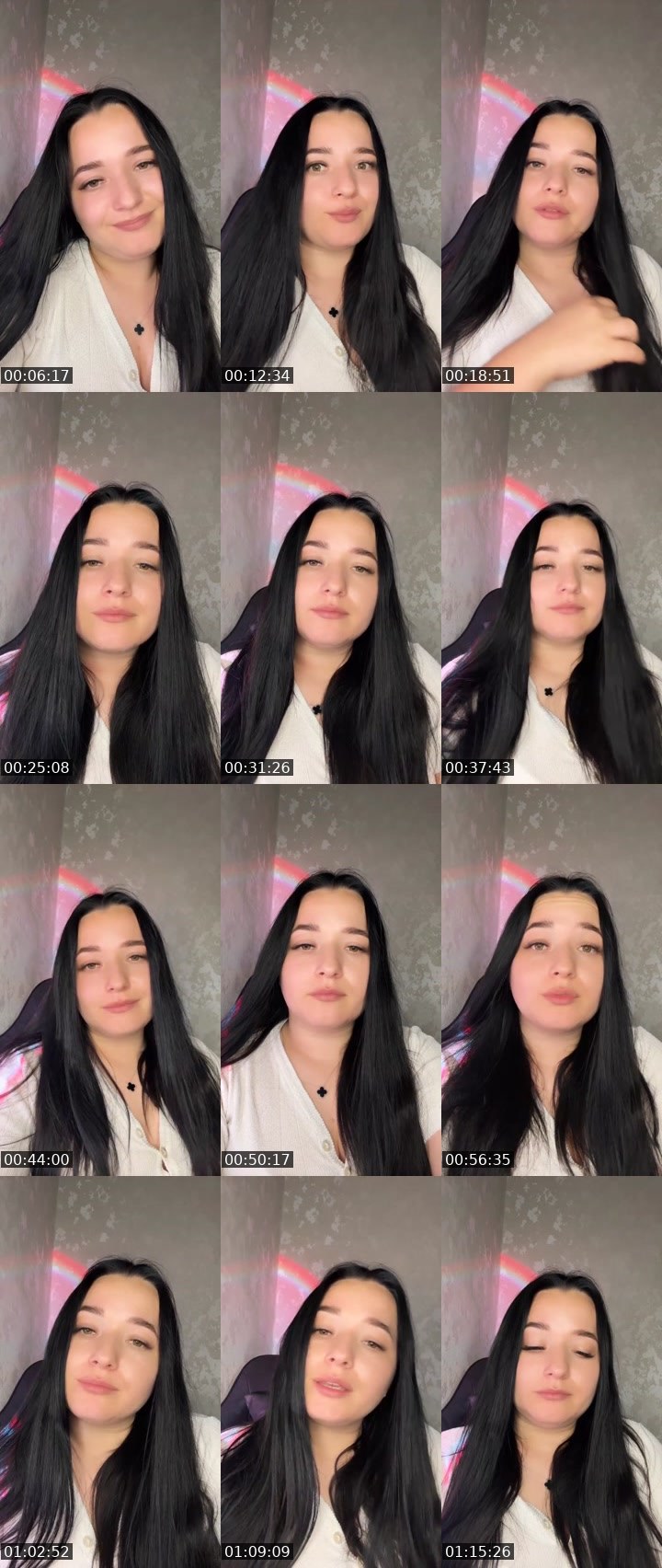 Contact-sheet preview of 𝓢𝓷𝓮𝓳𝓪💋's Liveme recording