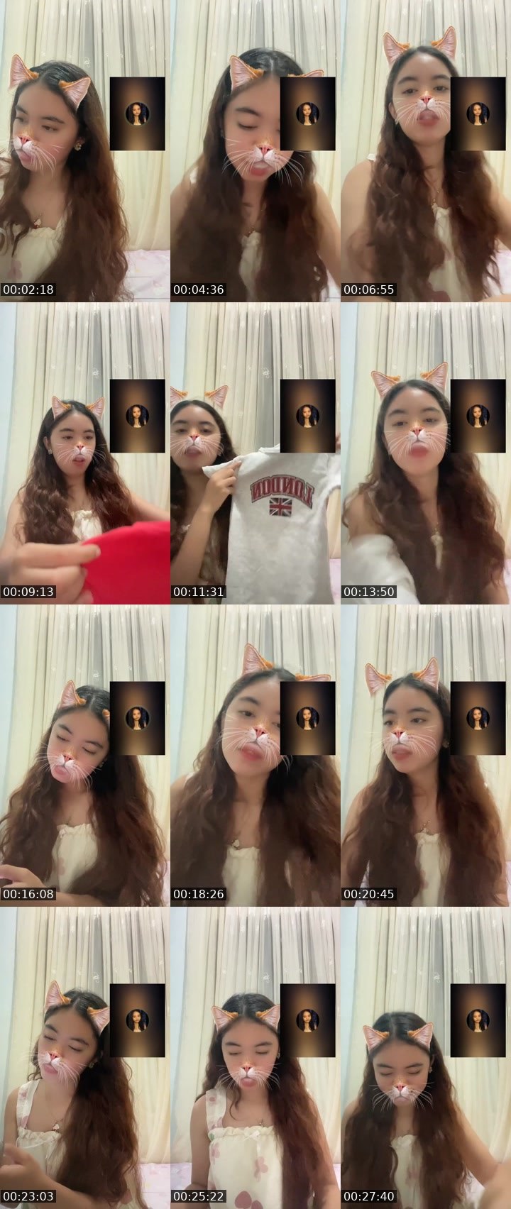 Contact-sheet preview of 👸eula🧚‍♀️'s Liveme recording