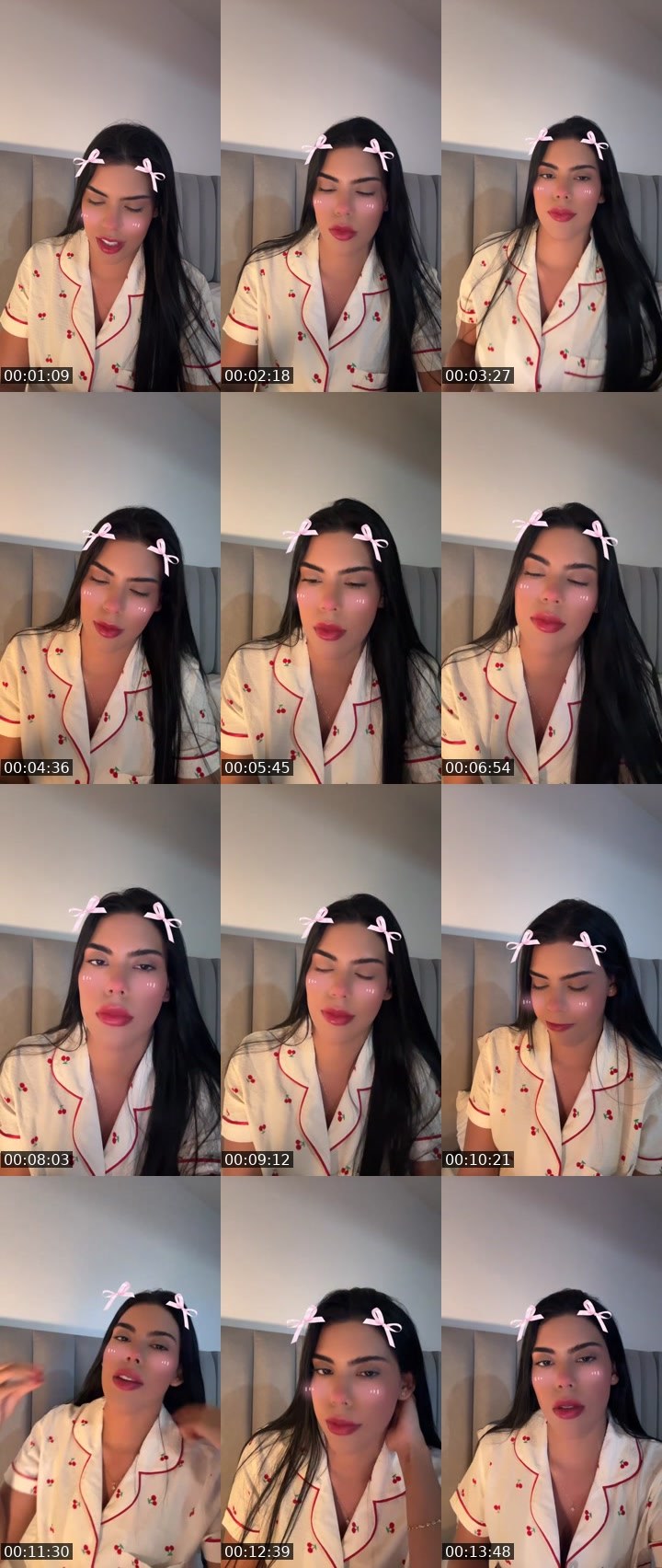 Contact-sheet preview of Nat escobar's Liveme recording