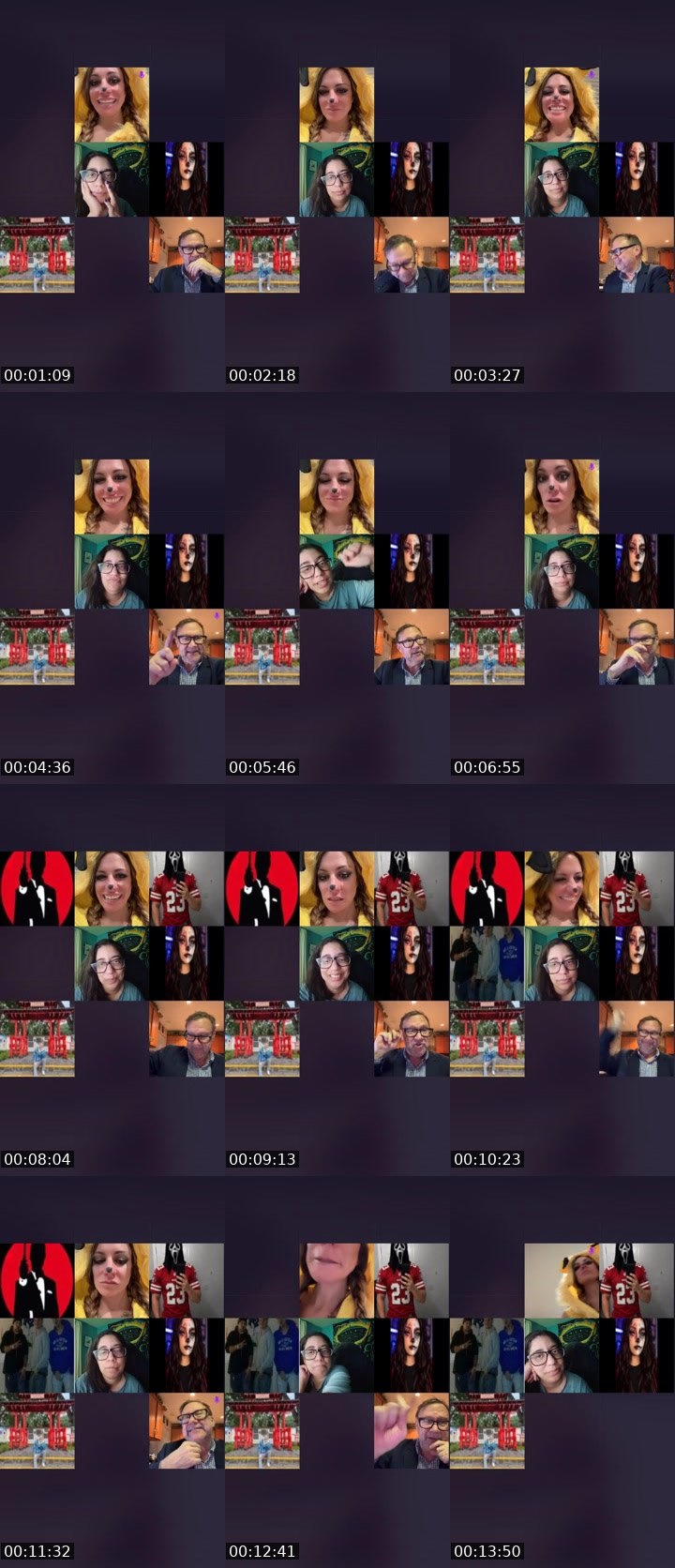 Contact-sheet preview of Manisha🖖👽🖤's Liveme recording