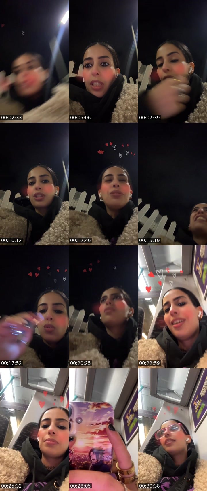 Contact-sheet preview of 𝐌𝐘𝐒𝐓𝐄𝐑𝐘 🐝's Liveme recording