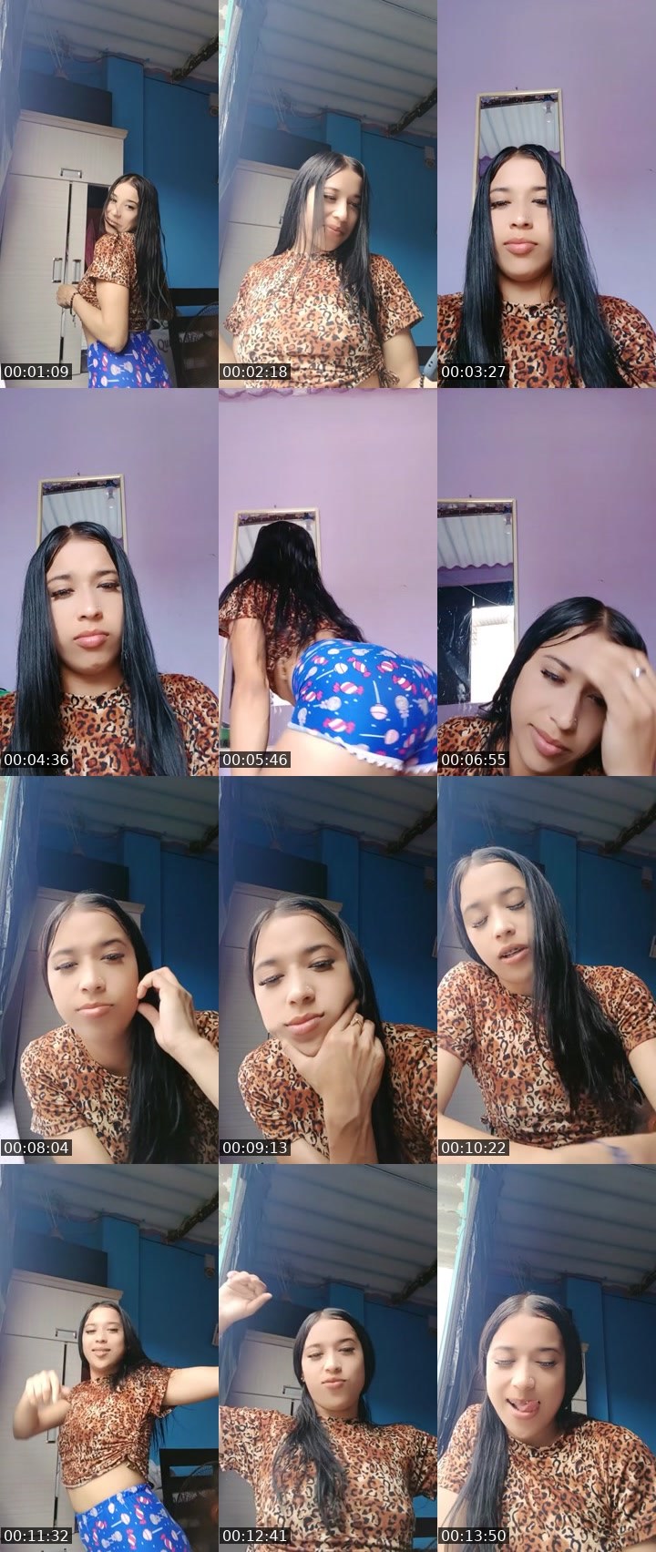 Contact-sheet preview of 👑⃤Yoaa🧸's Liveme recording