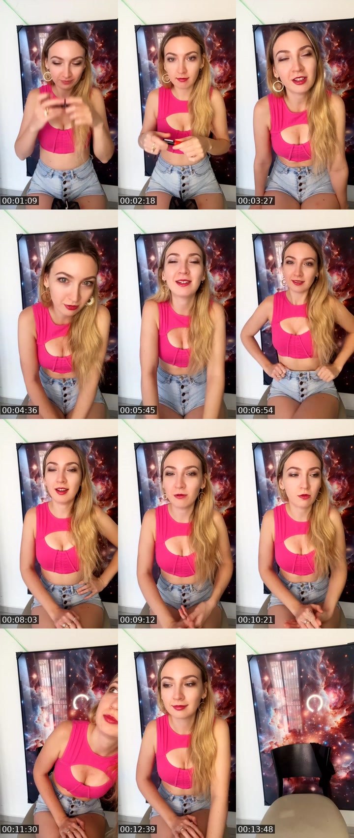 Contact-sheet preview of ♥️EvA🇷🇺's Liveme recording