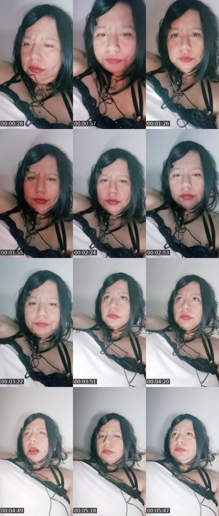 Contact-sheet preview of MarianaV's Liveme recording