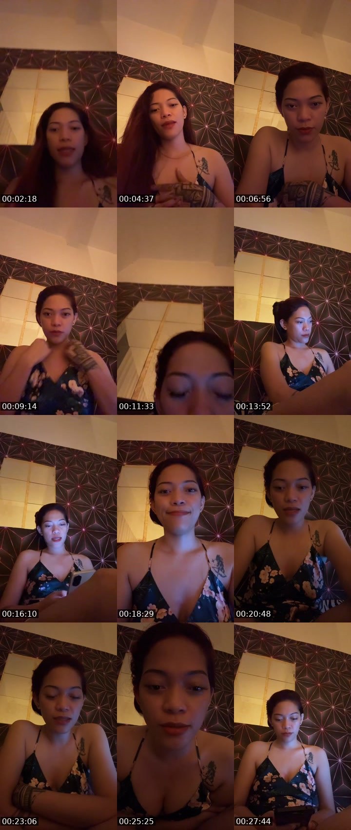Contact-sheet preview of ☝️💙Queen_mc🍸🫧's Liveme recording