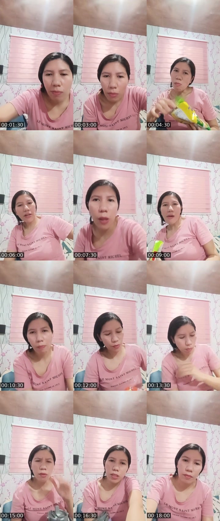 Contact-sheet preview of 👼🏻ᴬᴬLyn (NP)'s Liveme recording