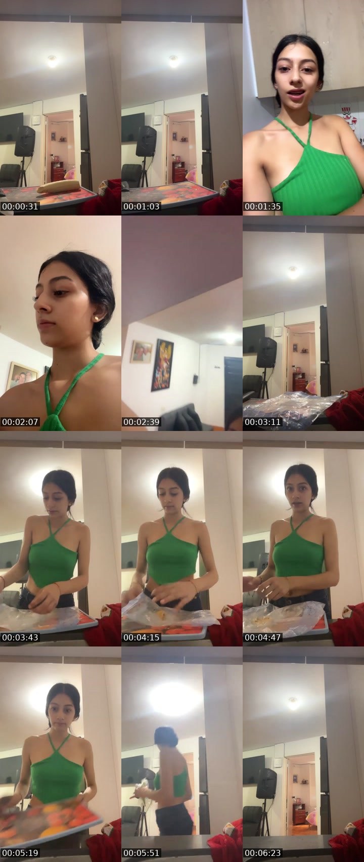 Contact-sheet preview of Linda222🌸's Liveme recording