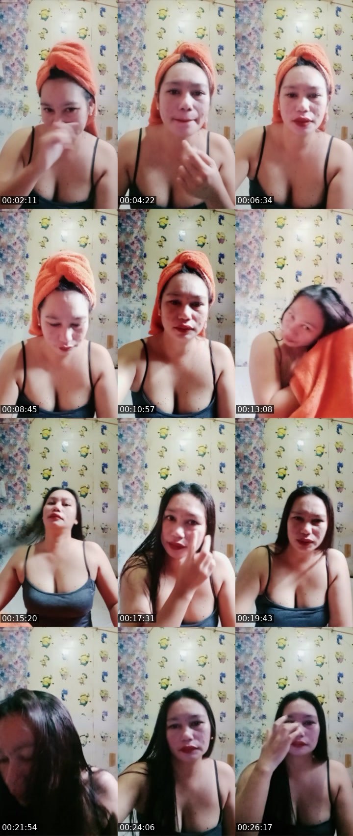 Contact-sheet preview of 🐺Carolina👄👄's Liveme recording