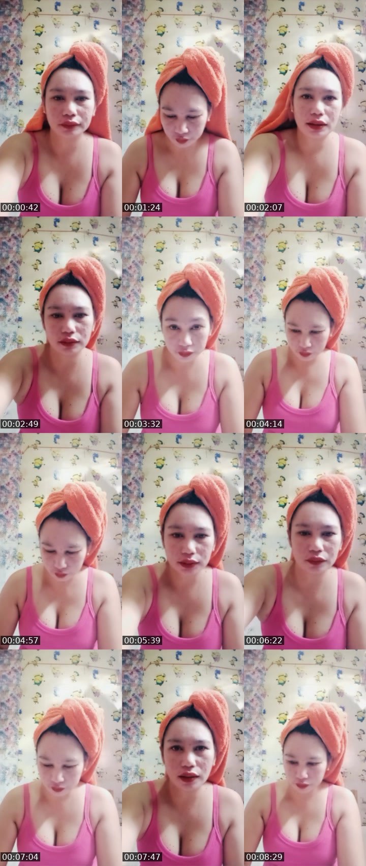 Contact-sheet preview of 🐺Carolina👄👄's Liveme recording