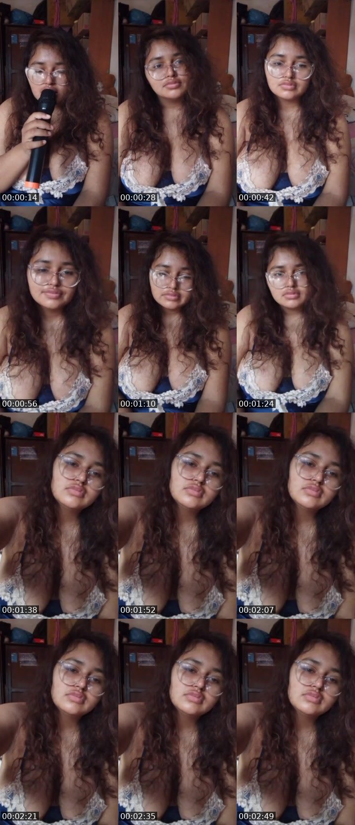 Contact-sheet preview of Ángel's Liveme recording
