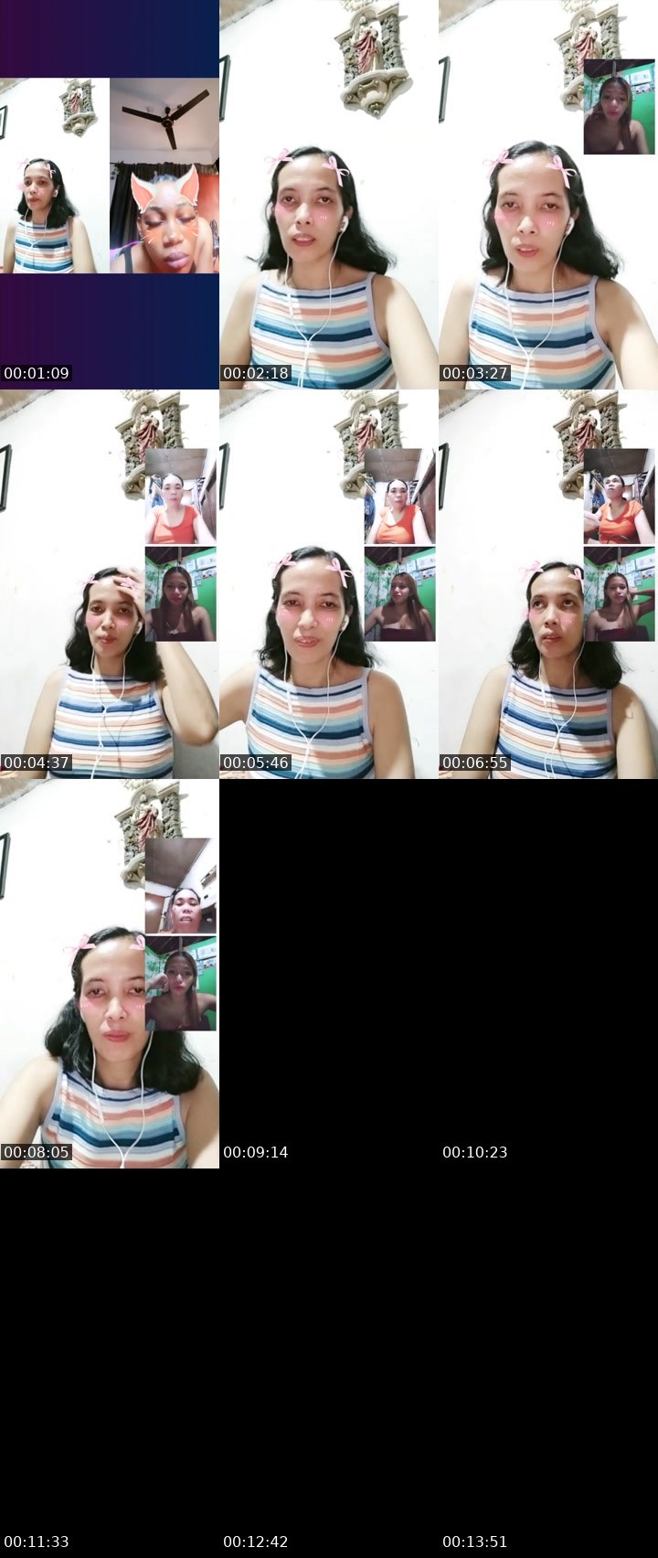 Contact-sheet preview of MESHERET🍓's Liveme recording