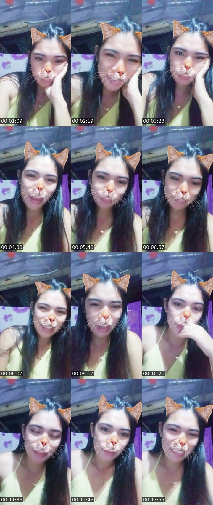Contact-sheet preview of 🐺👸Crystal🧜's Liveme recording