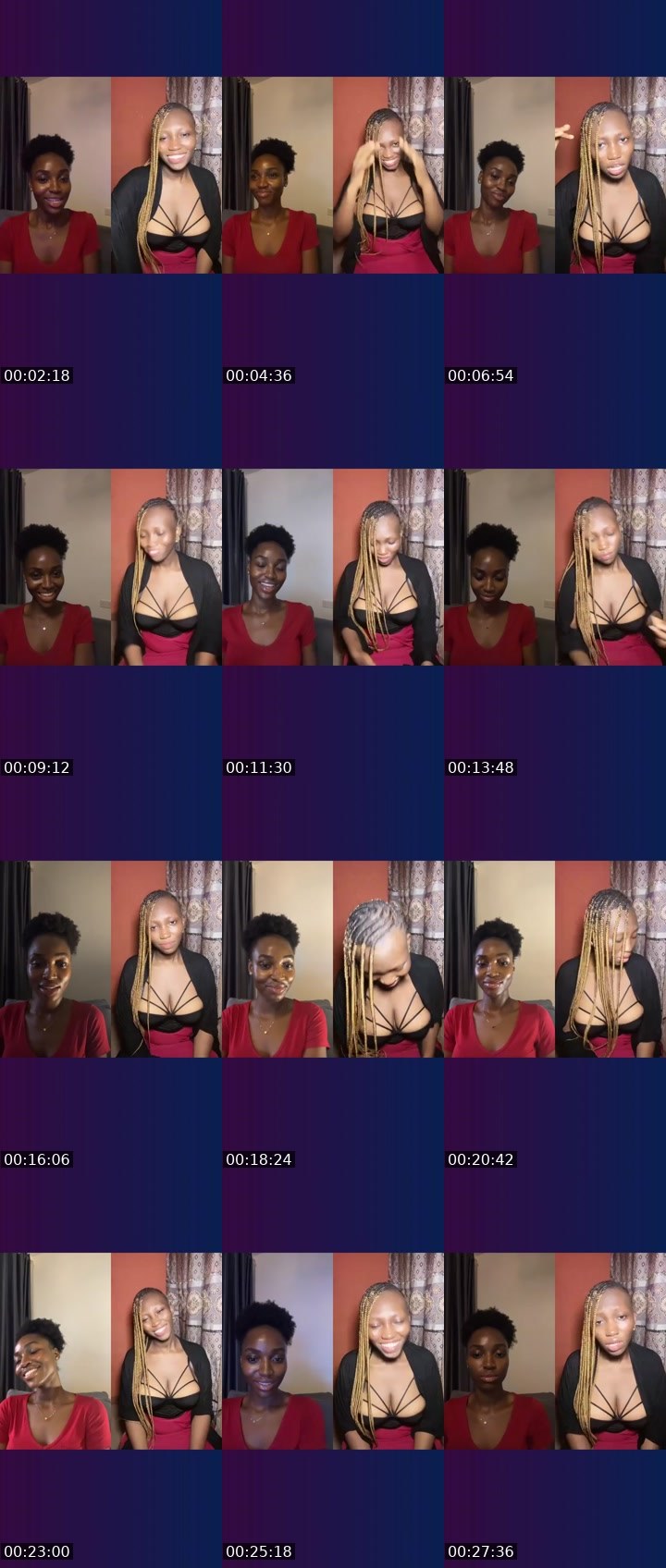 Contact-sheet preview of Ava🕊️'s Liveme recording