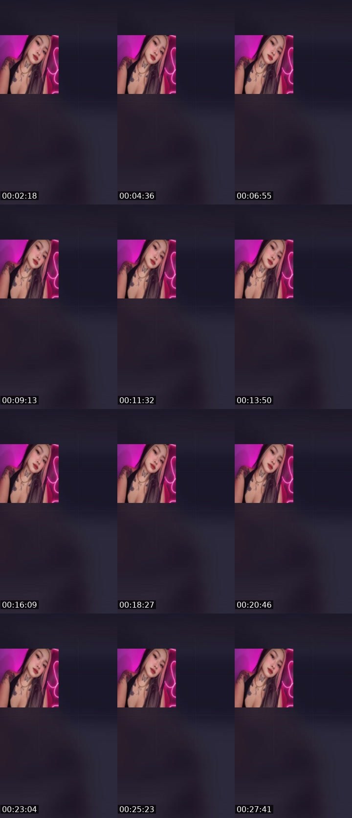Contact-sheet preview of 👸𝓣𝓸𝓴𝔂𝓸🍂's Liveme recording
