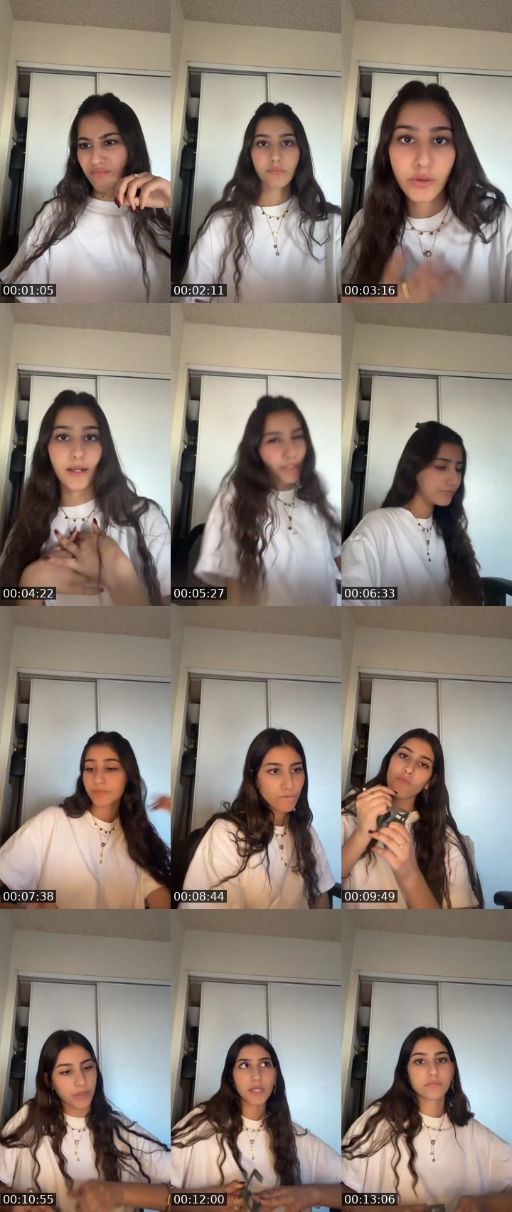 Contact-sheet preview of gigi888's Liveme recording