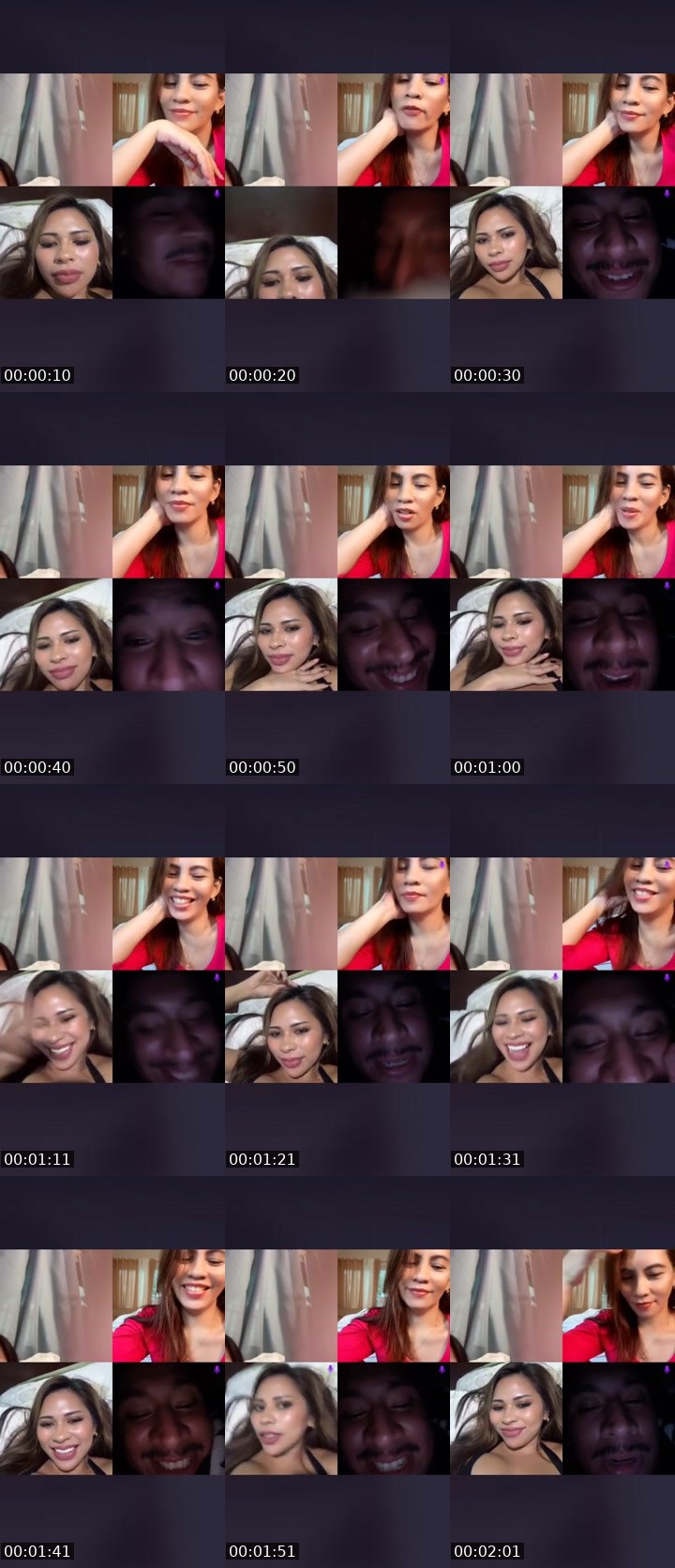 Contact-sheet preview of Hanni🫶🏻's Liveme recording