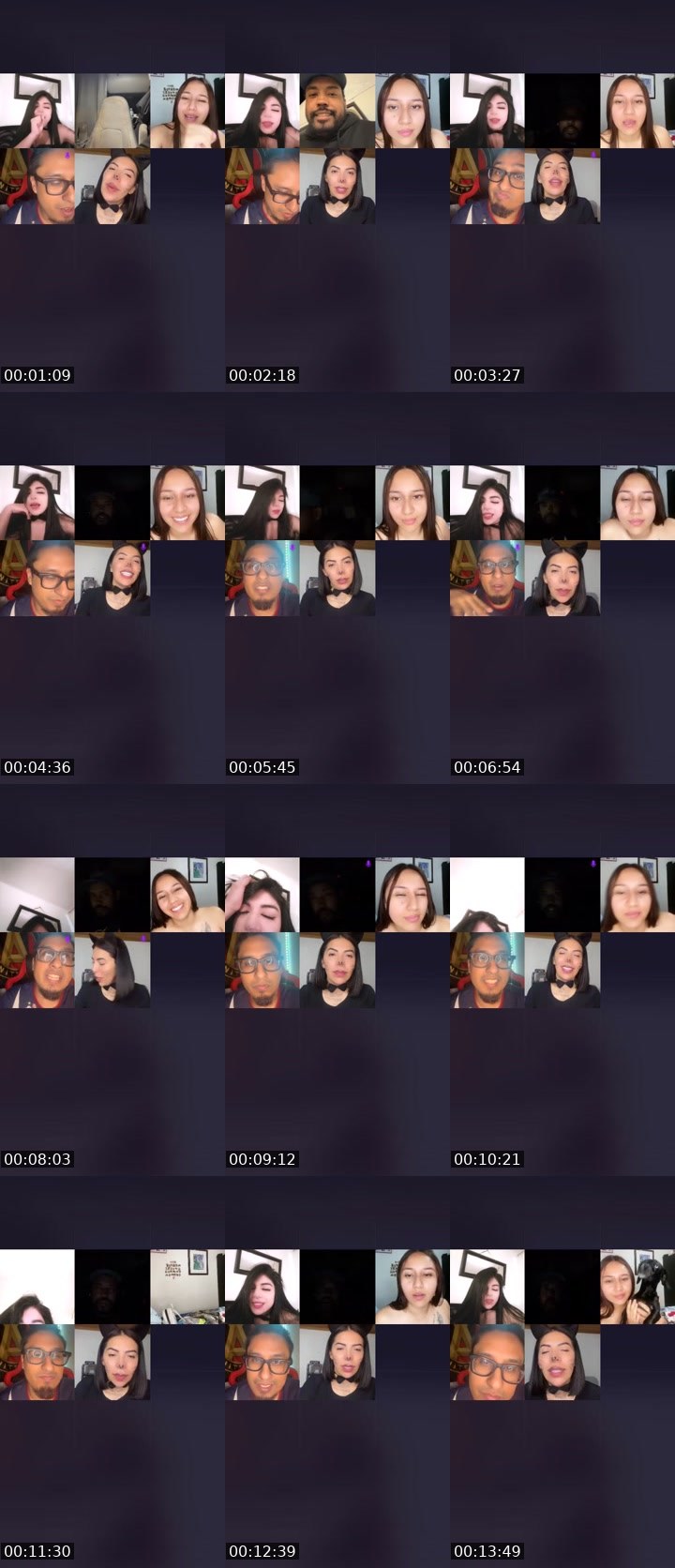 Contact-sheet preview of 🌐👻Keith🦋's Liveme recording