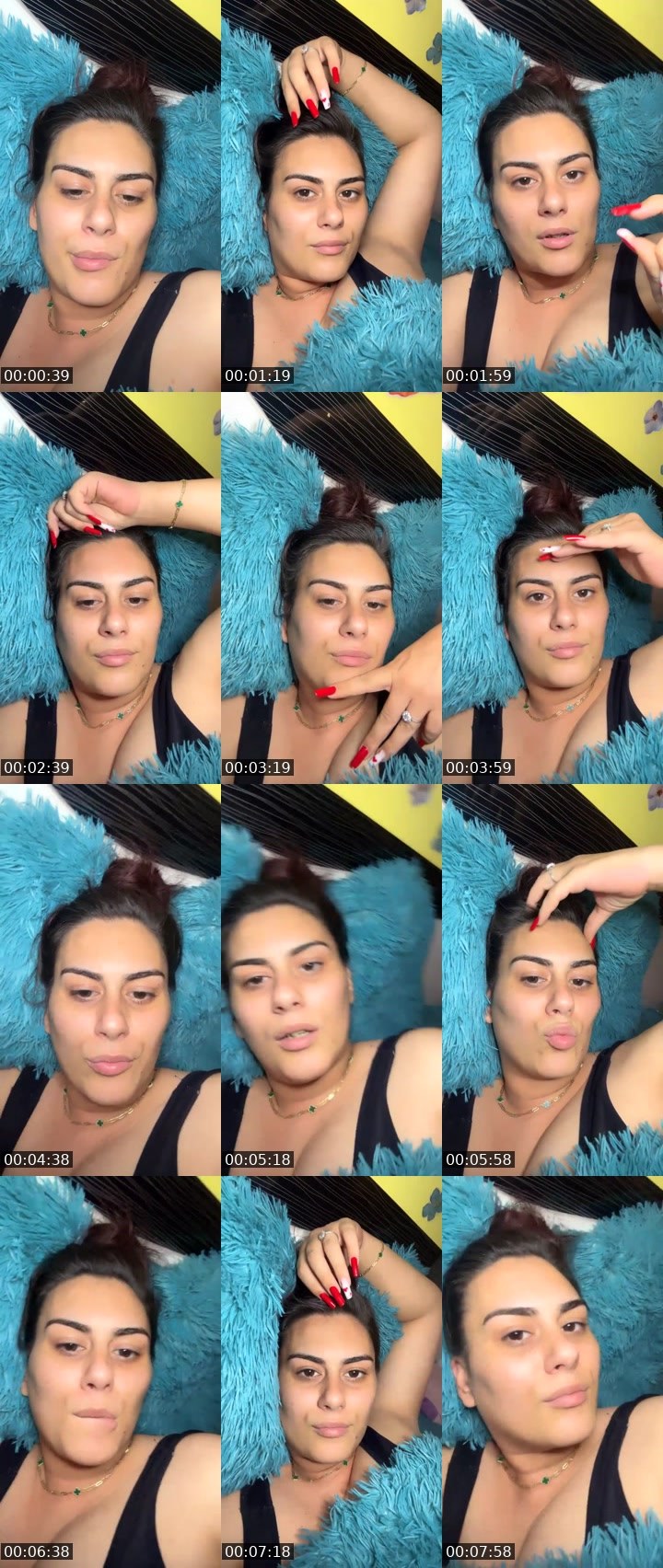 Contact-sheet preview of SWEETNEES's Liveme recording