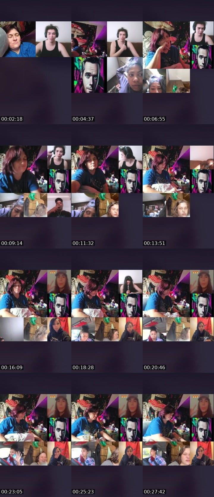 Contact-sheet preview of CannaCuuuhhhh's Liveme recording