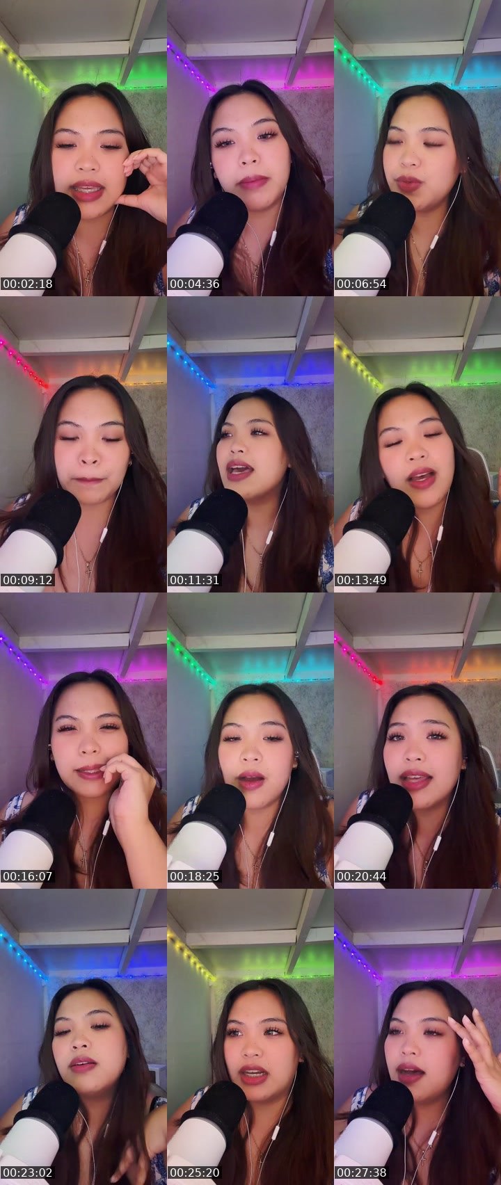 Contact-sheet preview of ♔𝓐𝔃𝓲's Liveme recording