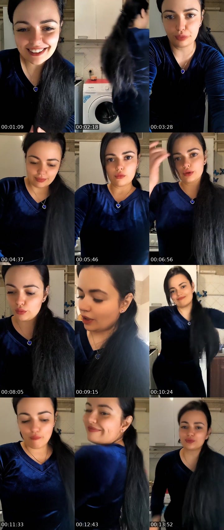 Contact-sheet preview of Yana Mikki🩷🪽's Liveme recording