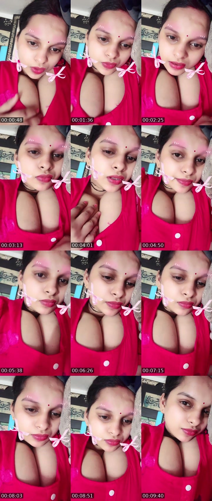 Contact-sheet preview of Manvi✨🫦's Liveme recording