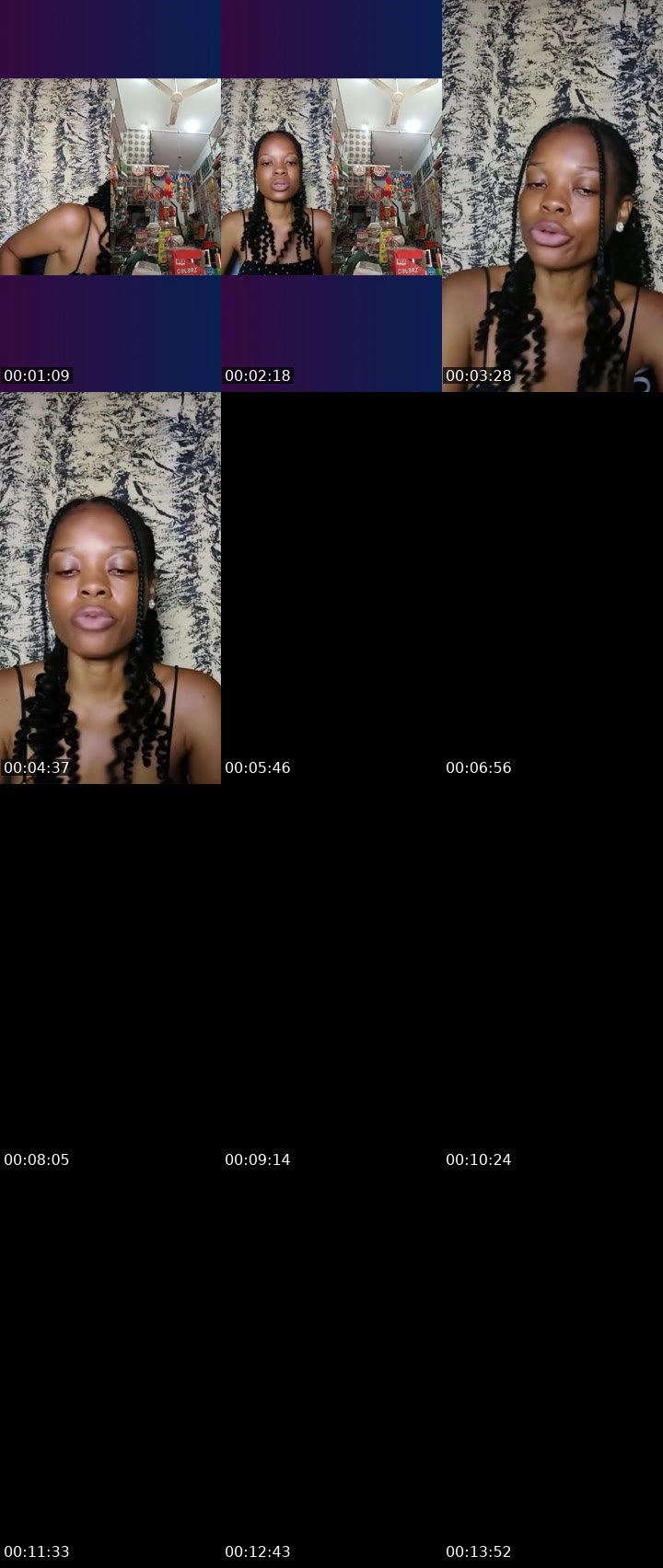 Contact-sheet preview of 💧 ℄Thaisè 🕊's Liveme recording