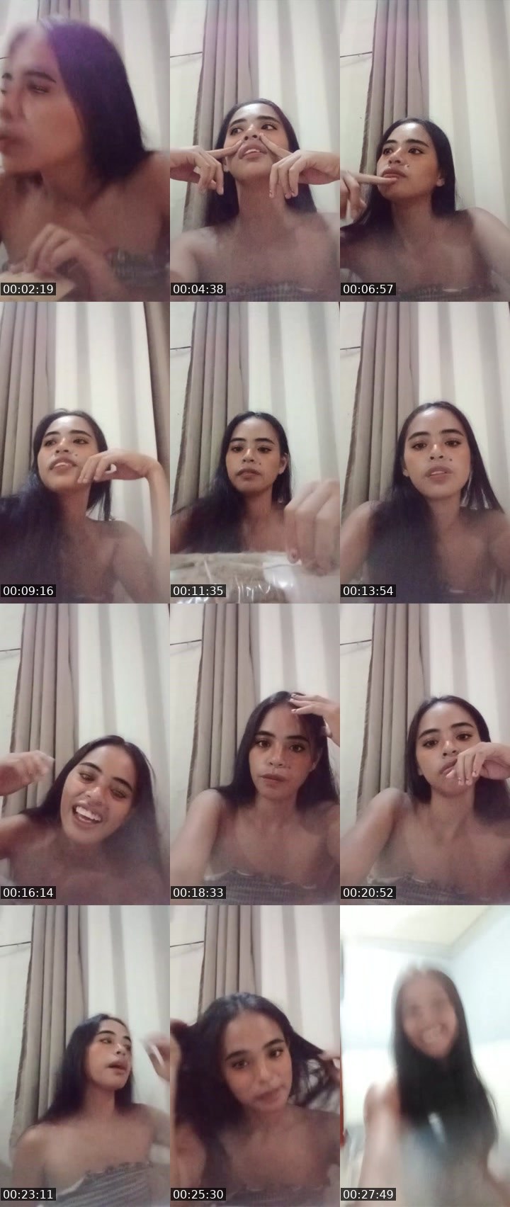 Contact-sheet preview of 🍃👸yuna🌼's Liveme recording