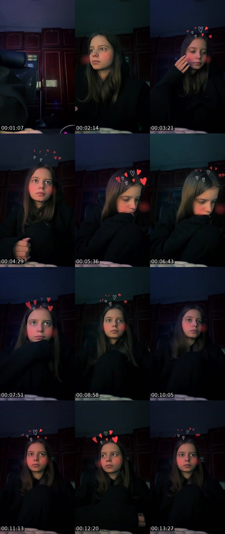 Contact-sheet preview of ᴄᴏᴜᴄʜ℘ᴏᴛᴀᴛᴏ🪽🇺🇦's Liveme recording