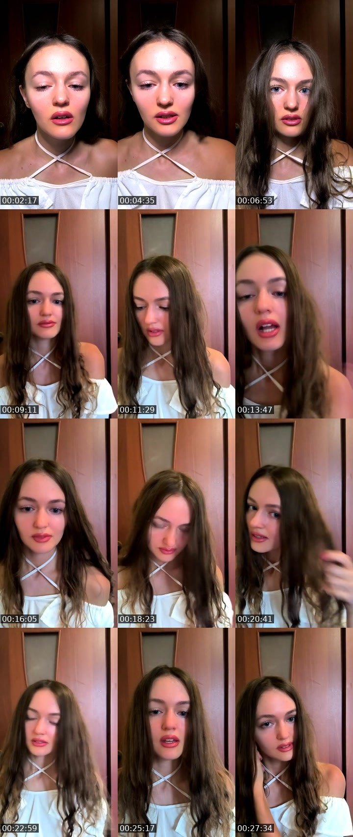 Contact-sheet preview of Pola🌷's Liveme recording