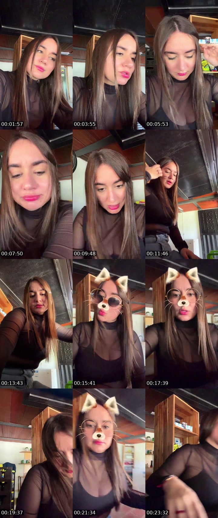 Contact-sheet preview of 💫💜pao 🩷's Liveme recording