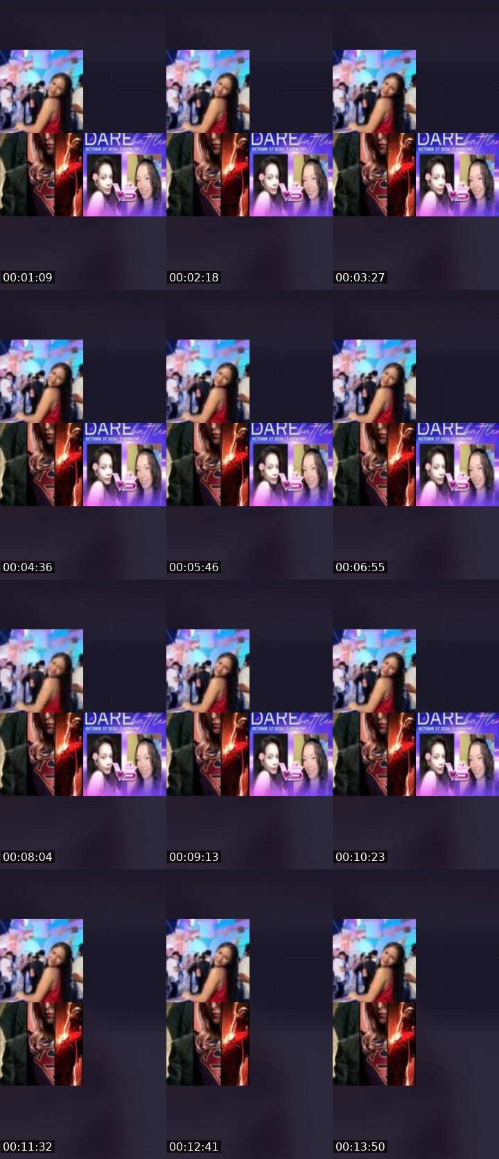 Contact-sheet preview of 🐺2026❕❕❕'s Liveme recording