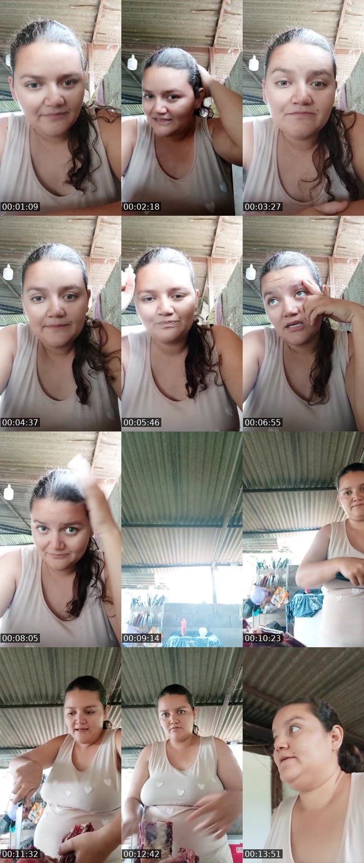 Contact-sheet preview of Ojitos's Liveme recording