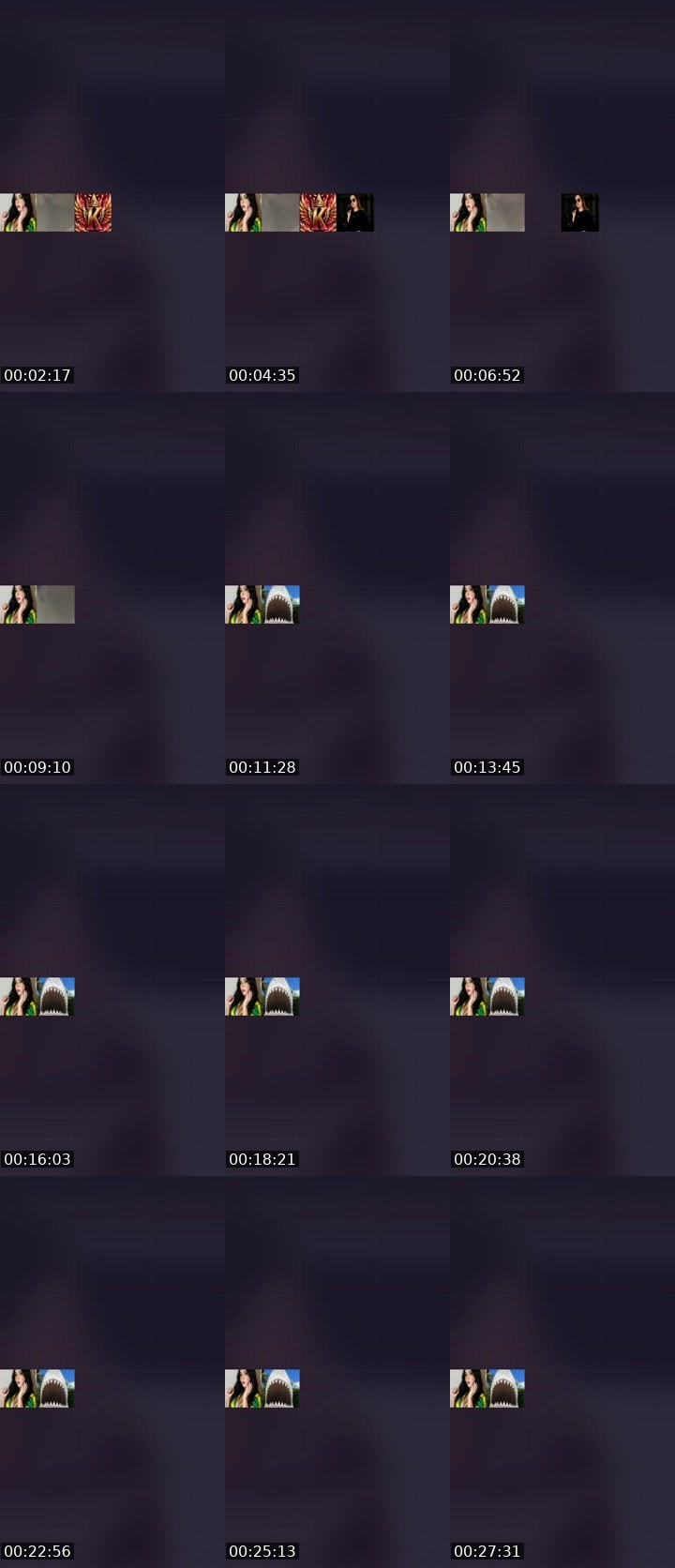 Contact-sheet preview of 𓄂𝐌😈𝐳ão 🔥's Liveme recording