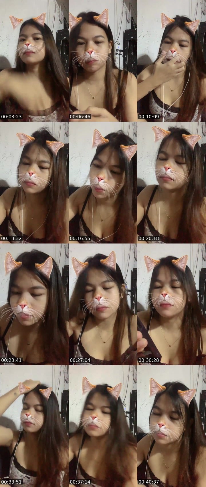 Contact-sheet preview of ㋡ 👸danyela🐝's Liveme recording