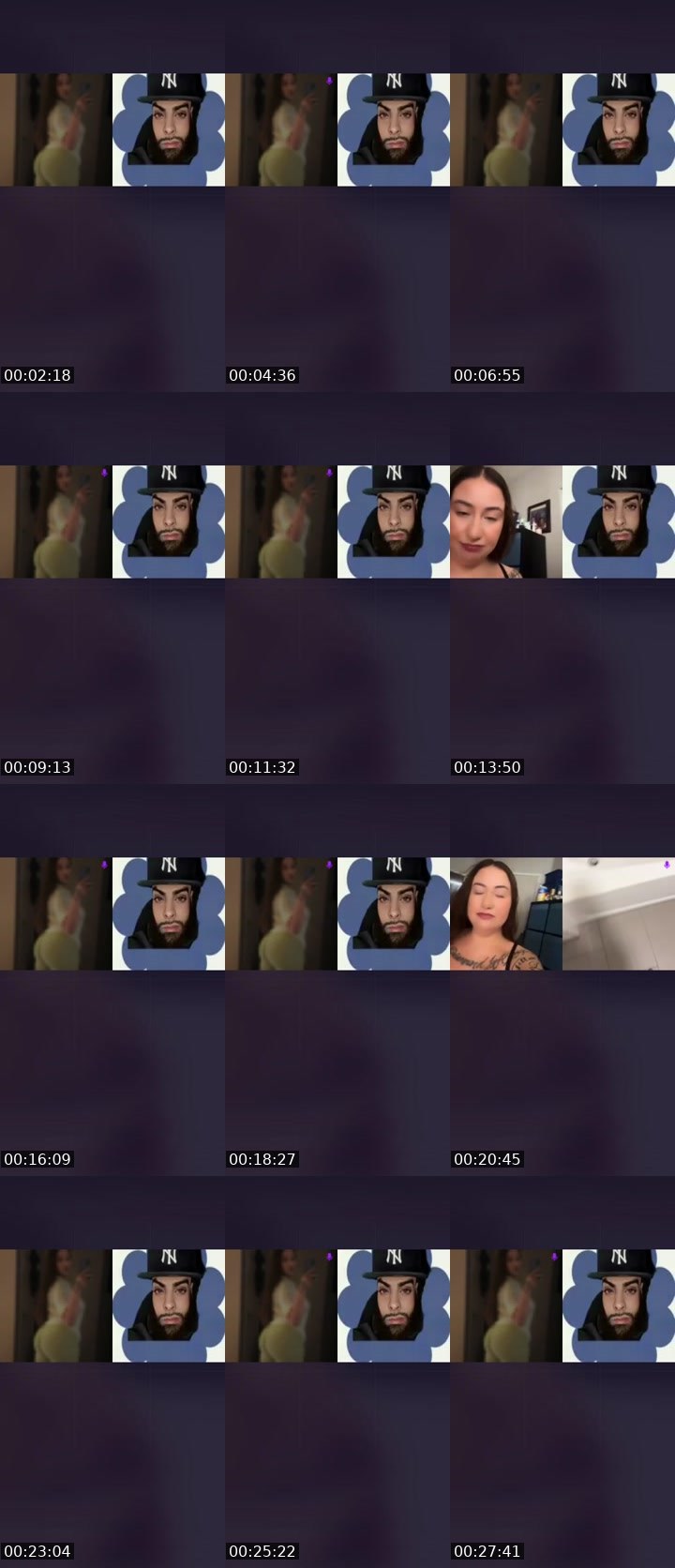 Contact-sheet preview of 🤍MightyWoman✝️'s Liveme recording