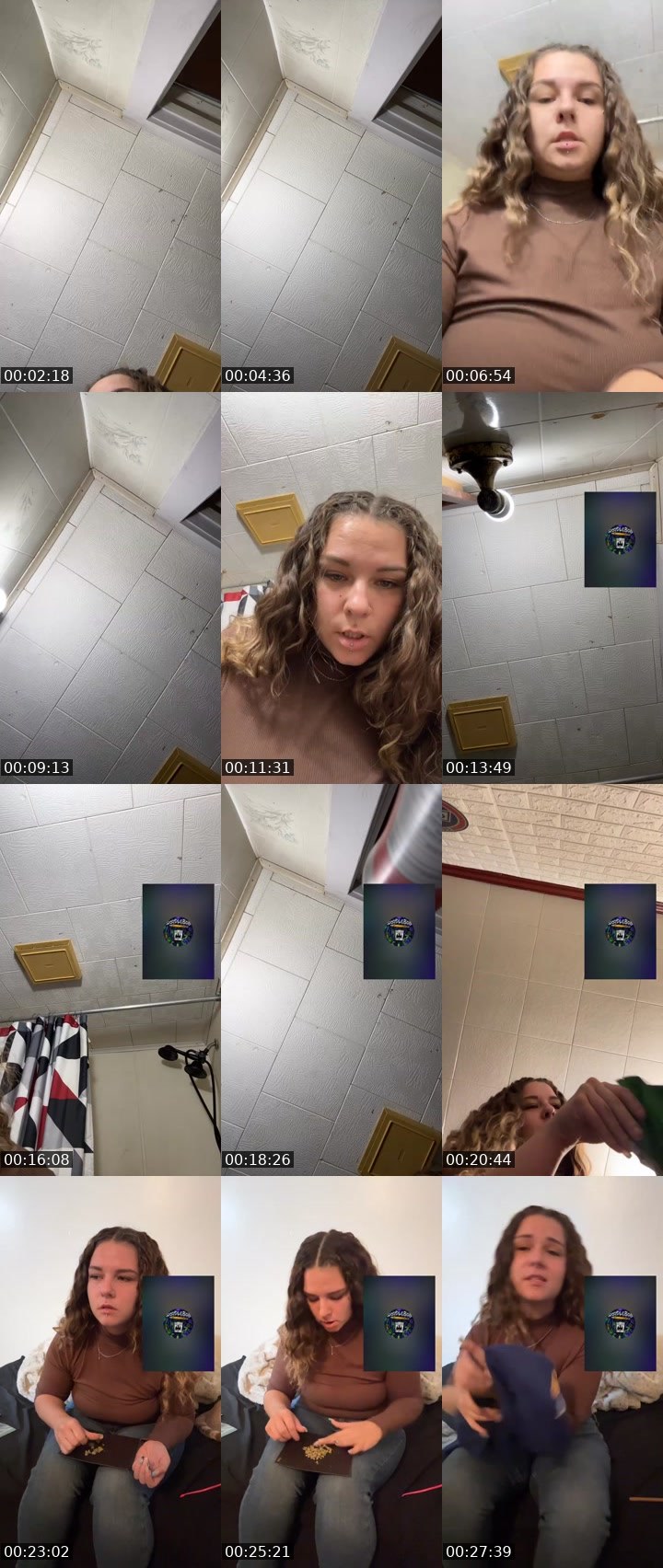 Contact-sheet preview of Throat😝🥰's Liveme recording