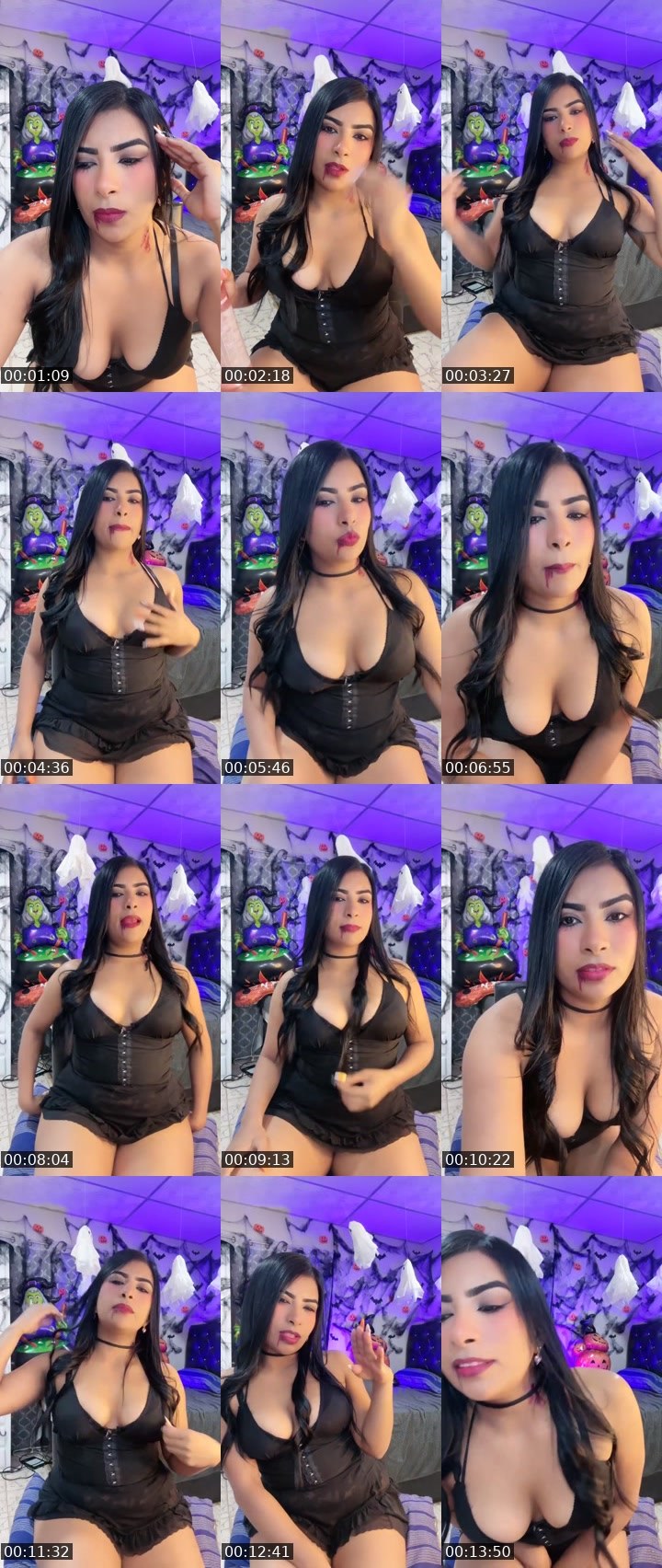 Contact-sheet preview of ☁️Ms. April🔮💯's Liveme recording