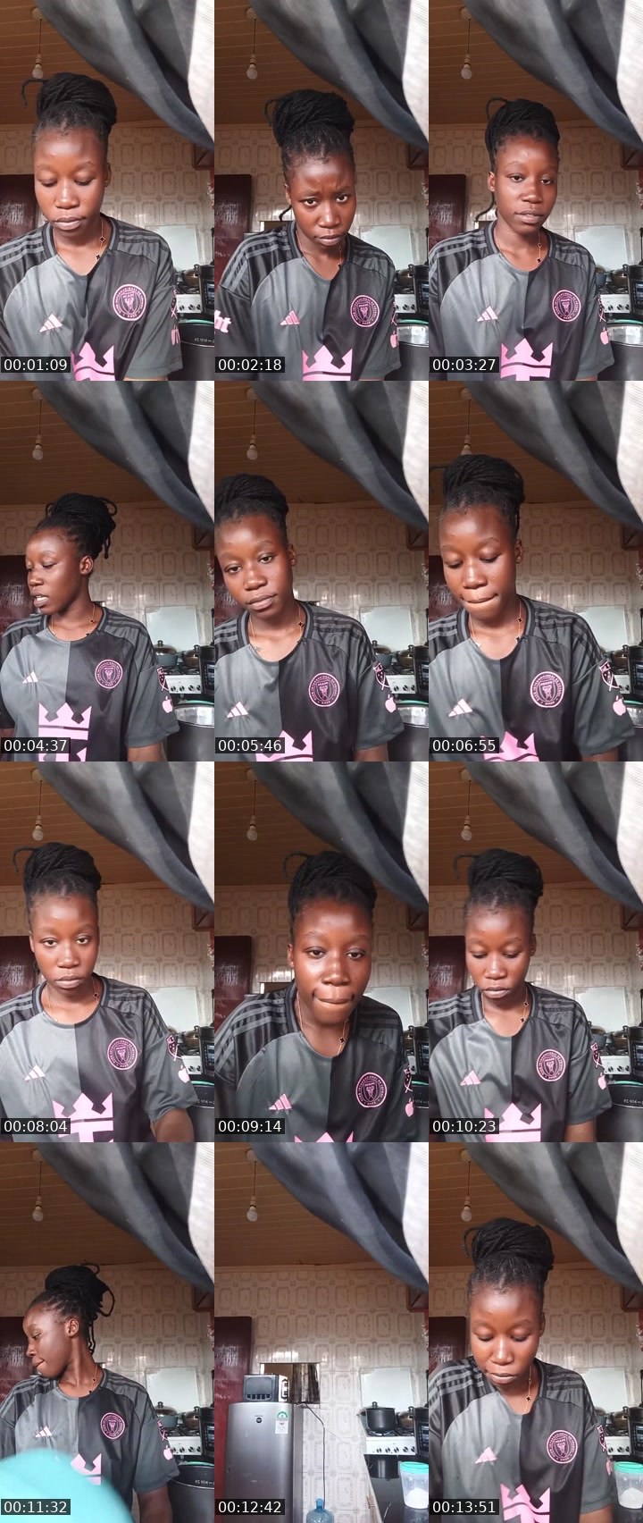 Contact-sheet preview of shanice@22's Liveme recording