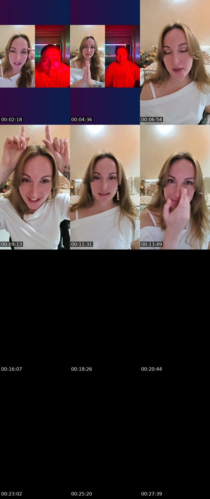 Contact-sheet preview of Elli TiTa's Liveme recording