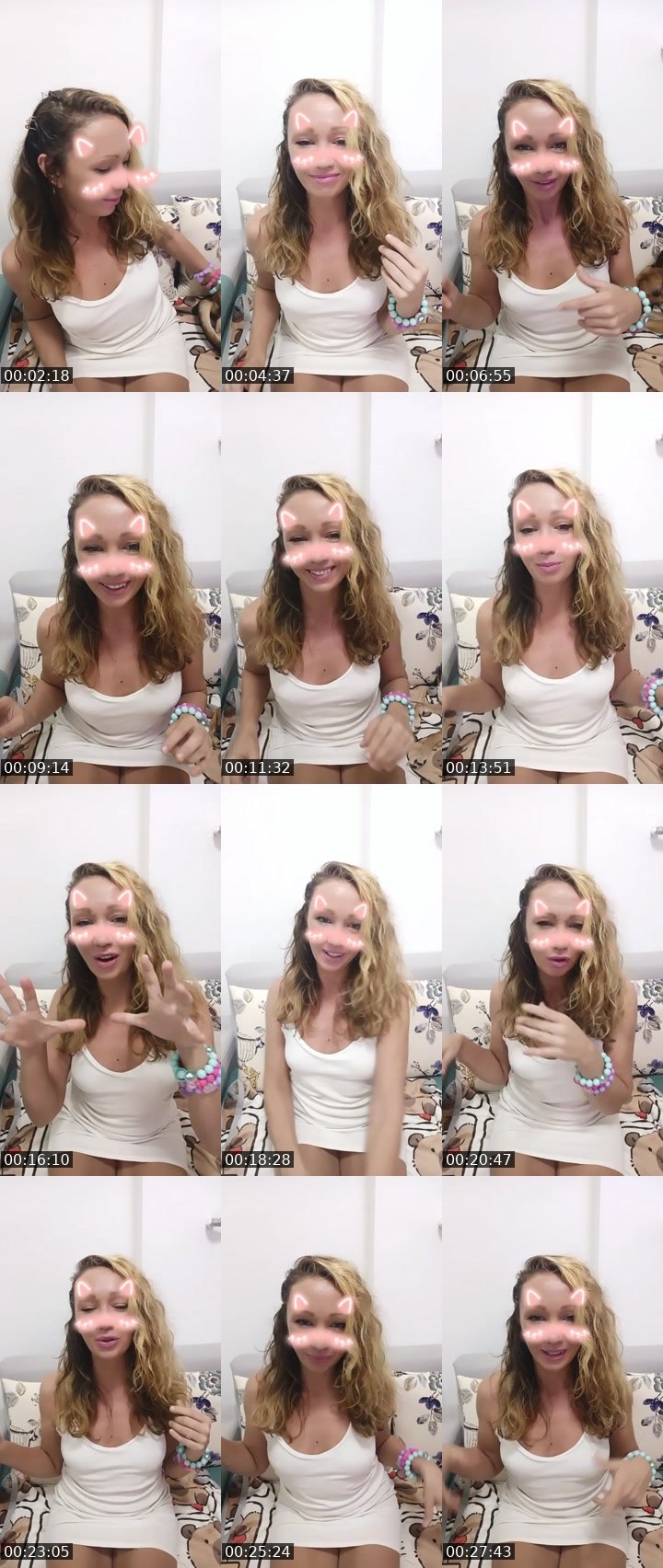 Contact-sheet preview of jotting's Liveme recording