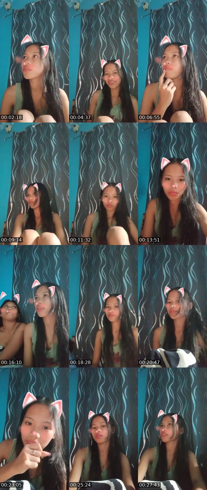 Contact-sheet preview of 🍃🫅theara 🦄's Liveme recording