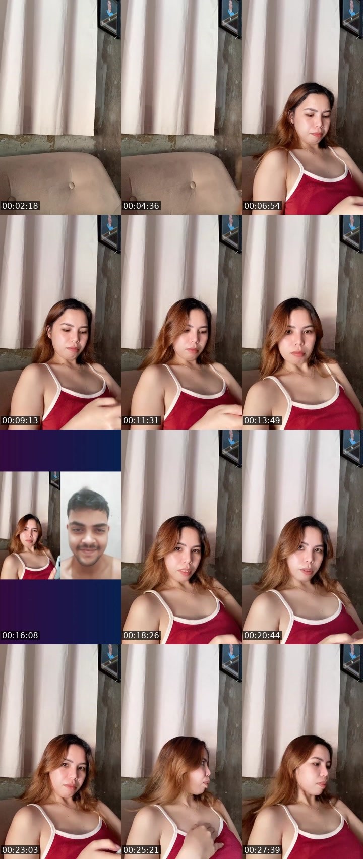 Contact-sheet preview of 💎ᴰᴮ Kaia's Liveme recording