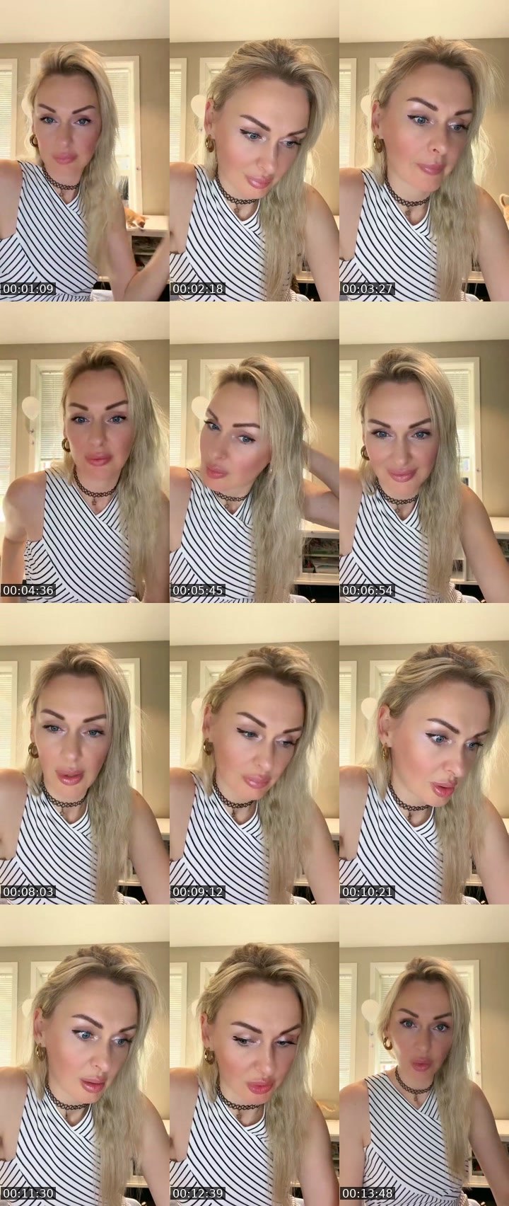 Contact-sheet preview of Kseniya💙💛's Liveme recording