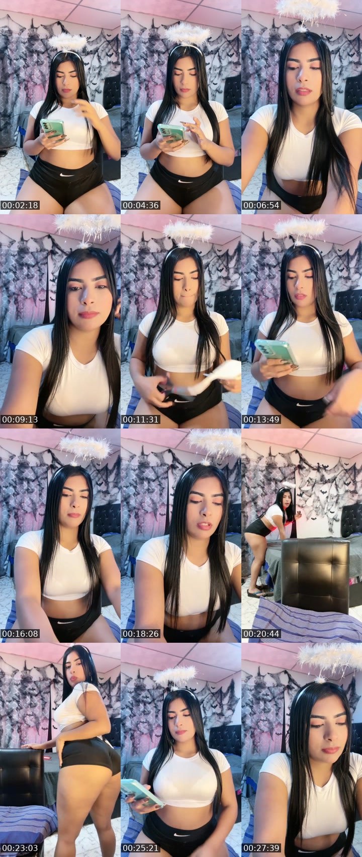 Contact-sheet preview of ☁️Ms. April💯's Liveme recording