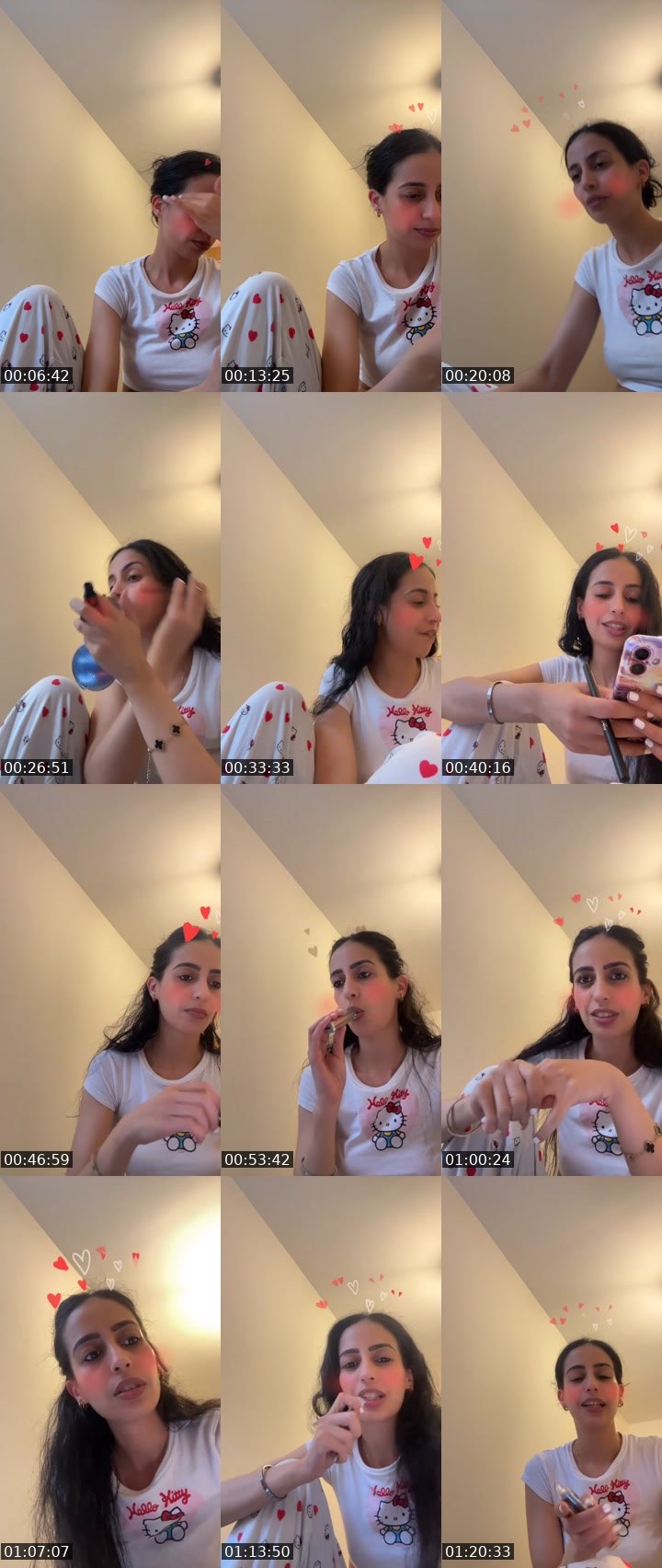 Contact-sheet preview of 𝐌𝐘𝐒𝐓𝐄𝐑𝐘 🐝's Liveme recording