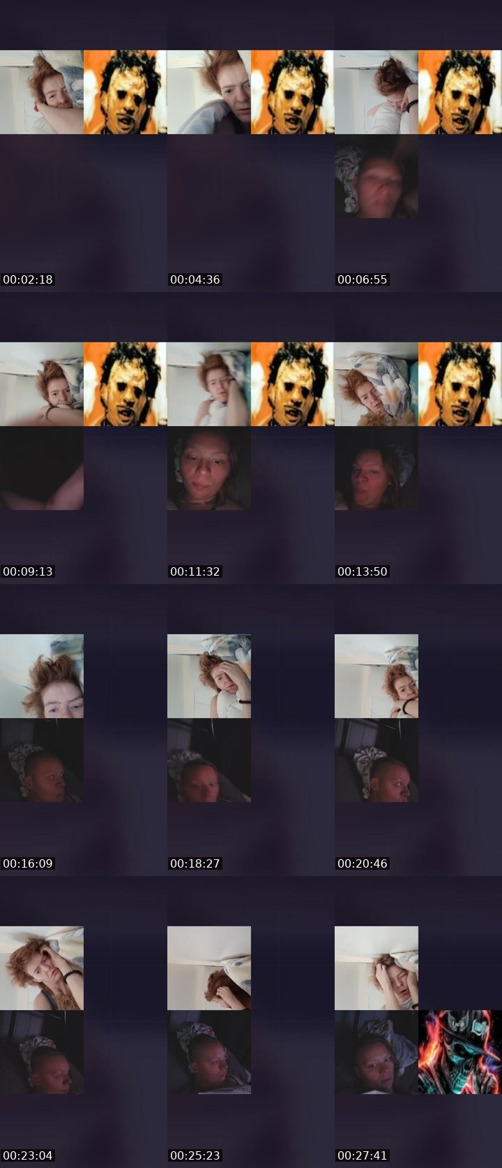 Contact-sheet preview of little miss red's Liveme recording