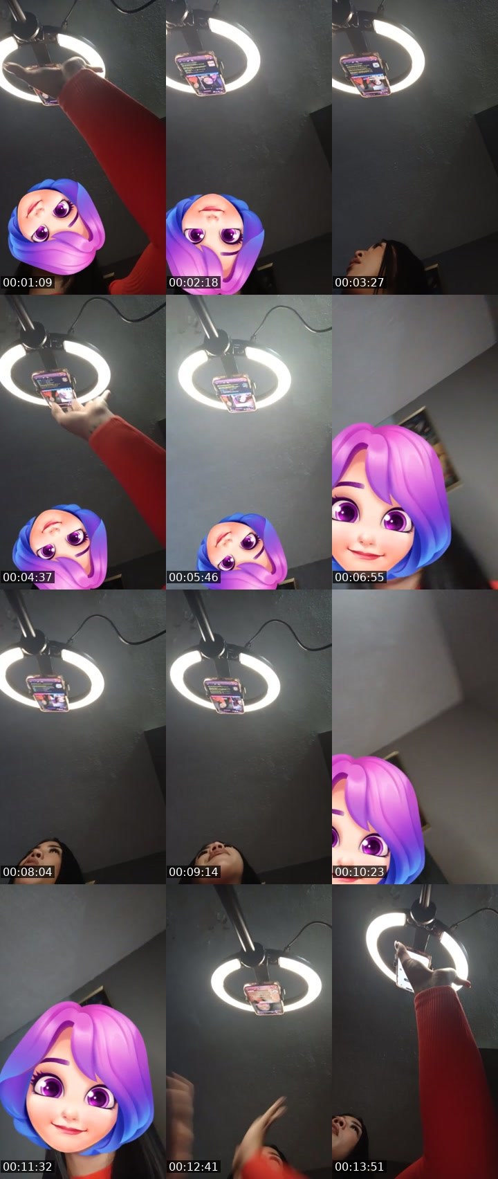 Contact-sheet preview of May2's Liveme recording