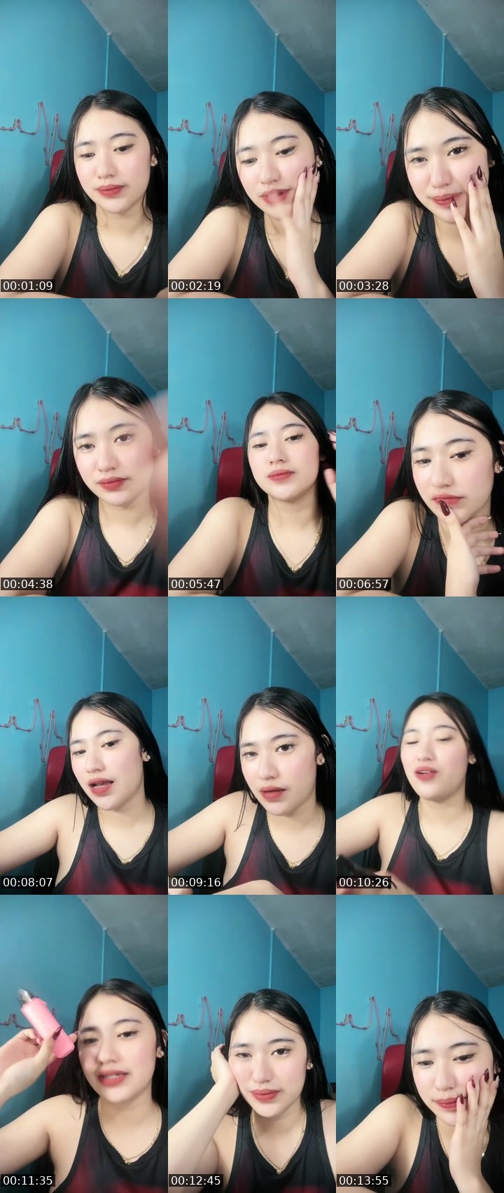 Contact-sheet preview of ♛ ₚₕ Janice🏆 (NP)'s Liveme recording